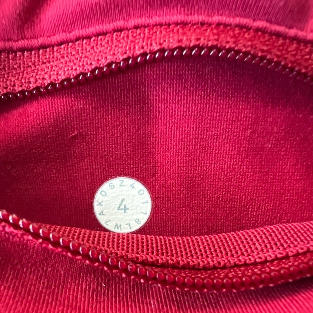 Lululemon Run Times Shorts II 4” Lightweight Low Rise Athletic Pockets Red, 4 - Picture 9 of 12